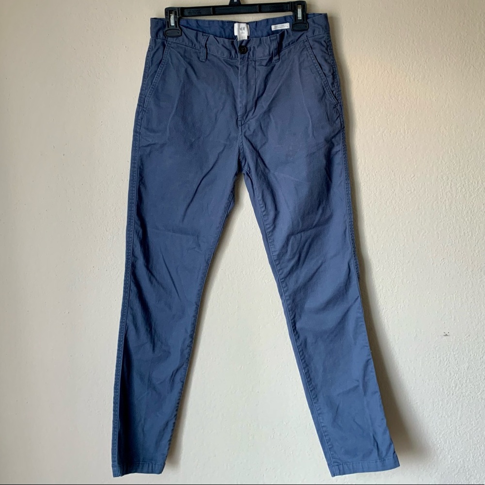 Heather Blue Chino Pants